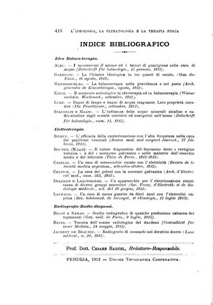 L'idrologia, la climatologia e la terapia fisica periodico mensile dell'Associazione medica italiana d'idrologia, climatologia e terapia fisica