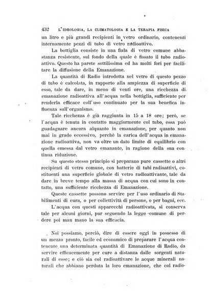 L'idrologia, la climatologia e la terapia fisica periodico mensile dell'Associazione medica italiana d'idrologia, climatologia e terapia fisica