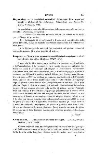 L'idrologia, la climatologia e la terapia fisica periodico mensile dell'Associazione medica italiana d'idrologia, climatologia e terapia fisica