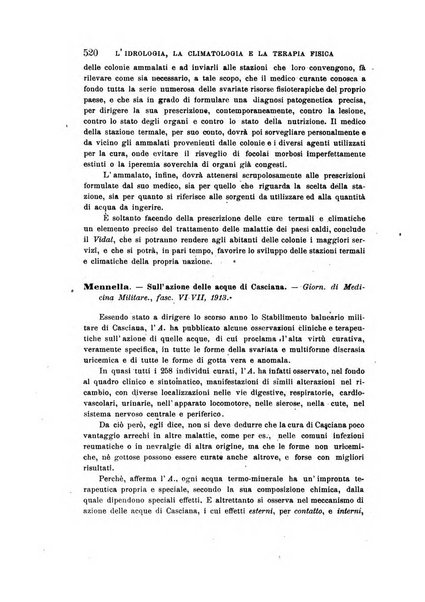 L'idrologia, la climatologia e la terapia fisica periodico mensile dell'Associazione medica italiana d'idrologia, climatologia e terapia fisica