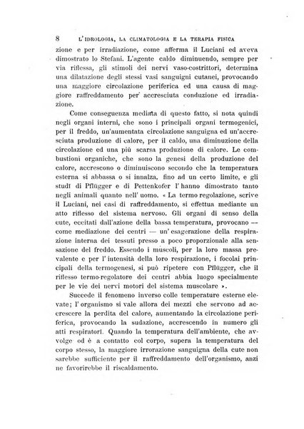 L'idrologia, la climatologia e la terapia fisica periodico mensile dell'Associazione medica italiana d'idrologia, climatologia e terapia fisica