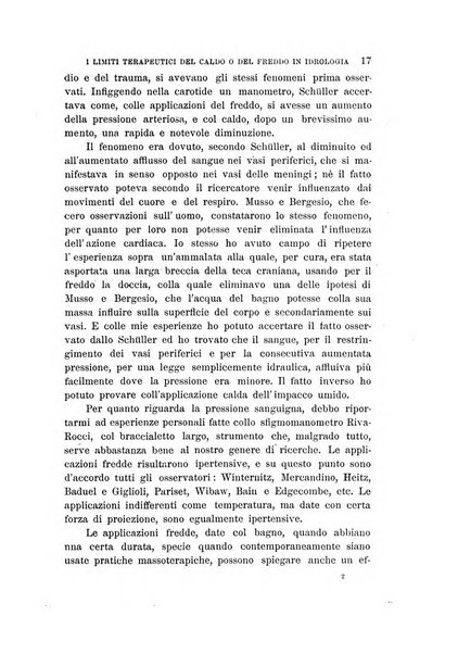 L'idrologia, la climatologia e la terapia fisica periodico mensile dell'Associazione medica italiana d'idrologia, climatologia e terapia fisica