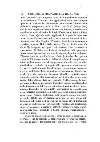 L'idrologia, la climatologia e la terapia fisica periodico mensile dell'Associazione medica italiana d'idrologia, climatologia e terapia fisica