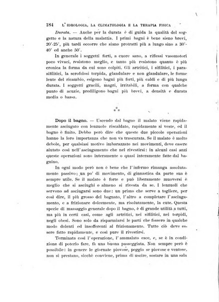 L'idrologia, la climatologia e la terapia fisica periodico mensile dell'Associazione medica italiana d'idrologia, climatologia e terapia fisica