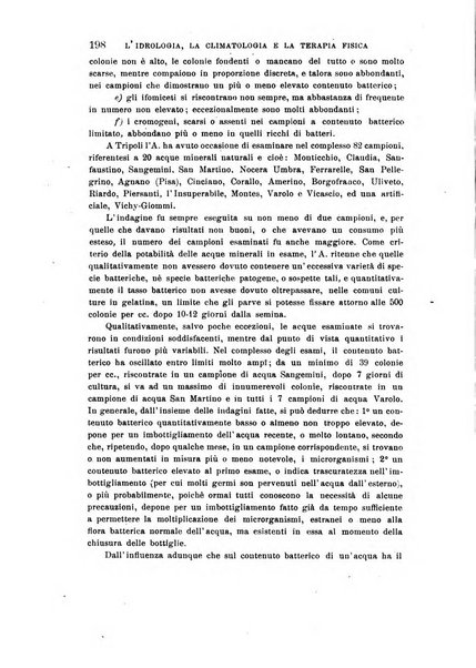 L'idrologia, la climatologia e la terapia fisica periodico mensile dell'Associazione medica italiana d'idrologia, climatologia e terapia fisica