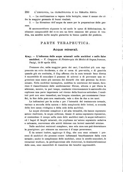 L'idrologia, la climatologia e la terapia fisica periodico mensile dell'Associazione medica italiana d'idrologia, climatologia e terapia fisica