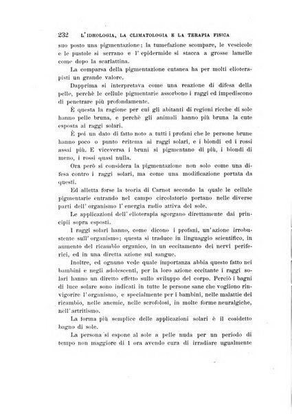 L'idrologia, la climatologia e la terapia fisica periodico mensile dell'Associazione medica italiana d'idrologia, climatologia e terapia fisica