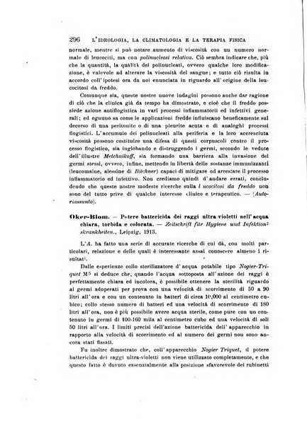 L'idrologia, la climatologia e la terapia fisica periodico mensile dell'Associazione medica italiana d'idrologia, climatologia e terapia fisica