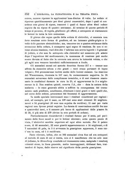 L'idrologia, la climatologia e la terapia fisica periodico mensile dell'Associazione medica italiana d'idrologia, climatologia e terapia fisica