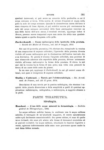 L'idrologia, la climatologia e la terapia fisica periodico mensile dell'Associazione medica italiana d'idrologia, climatologia e terapia fisica