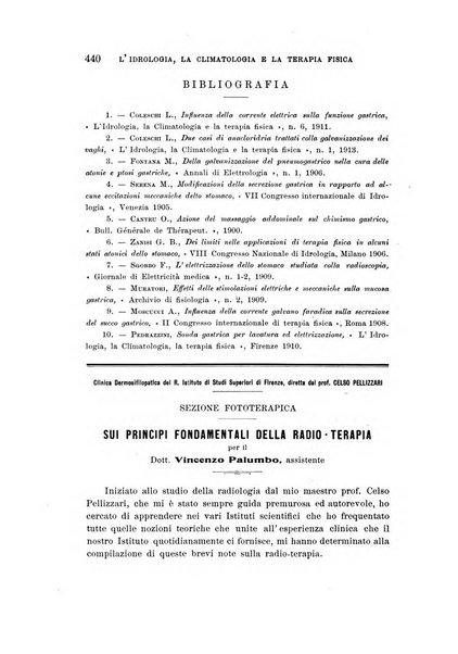 L'idrologia, la climatologia e la terapia fisica periodico mensile dell'Associazione medica italiana d'idrologia, climatologia e terapia fisica