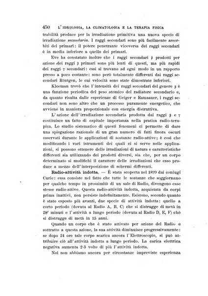 L'idrologia, la climatologia e la terapia fisica periodico mensile dell'Associazione medica italiana d'idrologia, climatologia e terapia fisica