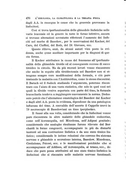 L'idrologia, la climatologia e la terapia fisica periodico mensile dell'Associazione medica italiana d'idrologia, climatologia e terapia fisica