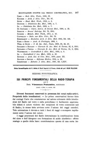 L'idrologia, la climatologia e la terapia fisica periodico mensile dell'Associazione medica italiana d'idrologia, climatologia e terapia fisica