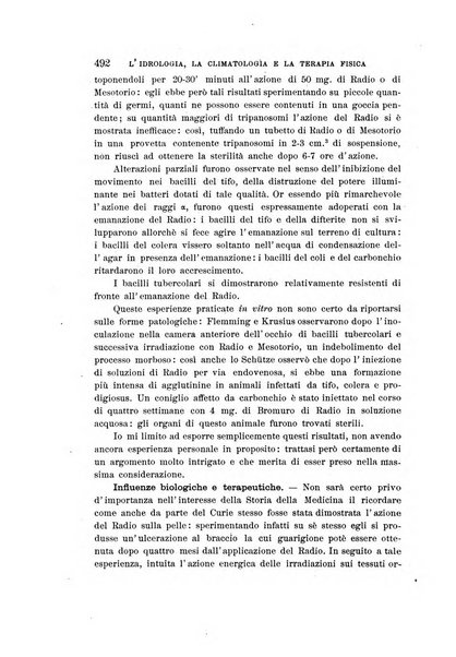 L'idrologia, la climatologia e la terapia fisica periodico mensile dell'Associazione medica italiana d'idrologia, climatologia e terapia fisica