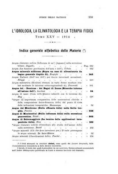 L'idrologia, la climatologia e la terapia fisica periodico mensile dell'Associazione medica italiana d'idrologia, climatologia e terapia fisica