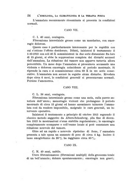 L'idrologia, la climatologia e la terapia fisica periodico mensile dell'Associazione medica italiana d'idrologia, climatologia e terapia fisica