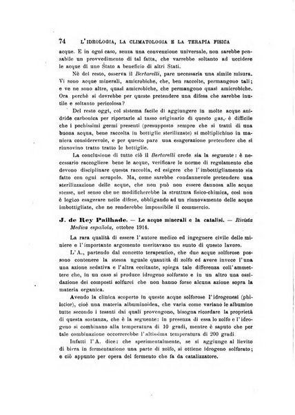 L'idrologia, la climatologia e la terapia fisica periodico mensile dell'Associazione medica italiana d'idrologia, climatologia e terapia fisica