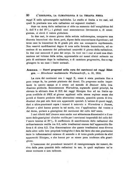 L'idrologia, la climatologia e la terapia fisica periodico mensile dell'Associazione medica italiana d'idrologia, climatologia e terapia fisica