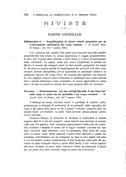 L'idrologia, la climatologia e la terapia fisica periodico mensile dell'Associazione medica italiana d'idrologia, climatologia e terapia fisica