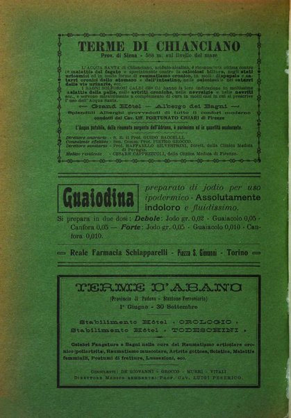 L'idrologia, la climatologia e la terapia fisica periodico mensile dell'Associazione medica italiana d'idrologia, climatologia e terapia fisica