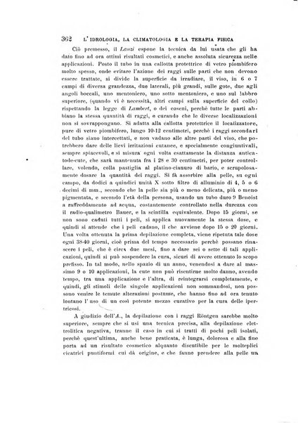 L'idrologia, la climatologia e la terapia fisica periodico mensile dell'Associazione medica italiana d'idrologia, climatologia e terapia fisica