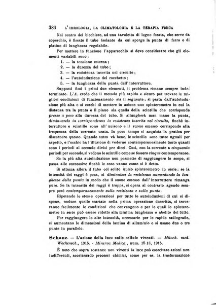 L'idrologia, la climatologia e la terapia fisica periodico mensile dell'Associazione medica italiana d'idrologia, climatologia e terapia fisica