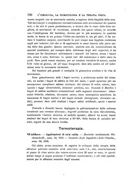 L'idrologia, la climatologia e la terapia fisica periodico mensile dell'Associazione medica italiana d'idrologia, climatologia e terapia fisica