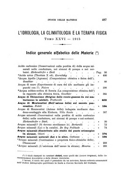 L'idrologia, la climatologia e la terapia fisica periodico mensile dell'Associazione medica italiana d'idrologia, climatologia e terapia fisica