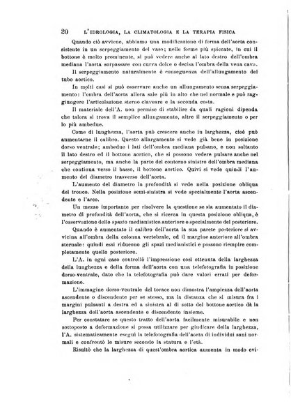 L'idrologia, la climatologia e la terapia fisica periodico mensile dell'Associazione medica italiana d'idrologia, climatologia e terapia fisica