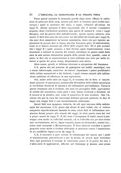 L'idrologia, la climatologia e la terapia fisica periodico mensile dell'Associazione medica italiana d'idrologia, climatologia e terapia fisica