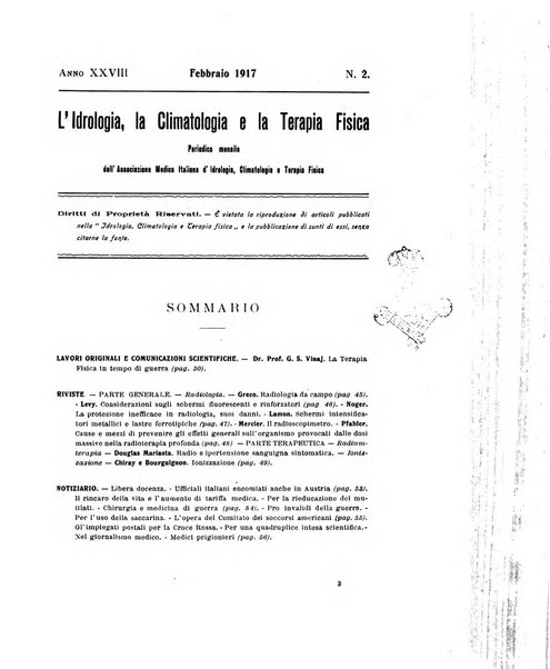 L'idrologia, la climatologia e la terapia fisica periodico mensile dell'Associazione medica italiana d'idrologia, climatologia e terapia fisica