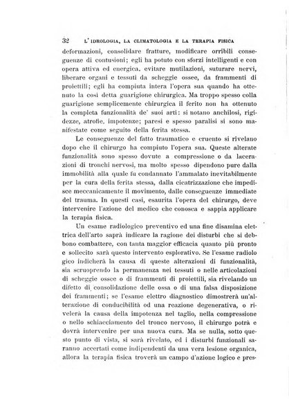 L'idrologia, la climatologia e la terapia fisica periodico mensile dell'Associazione medica italiana d'idrologia, climatologia e terapia fisica