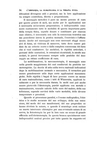 L'idrologia, la climatologia e la terapia fisica periodico mensile dell'Associazione medica italiana d'idrologia, climatologia e terapia fisica