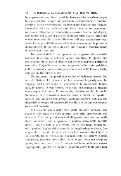 L'idrologia, la climatologia e la terapia fisica periodico mensile dell'Associazione medica italiana d'idrologia, climatologia e terapia fisica