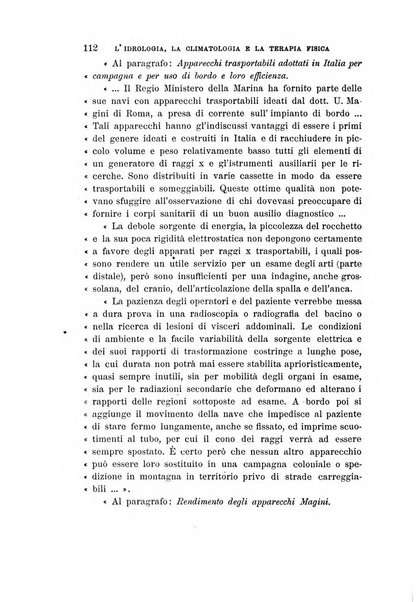 L'idrologia, la climatologia e la terapia fisica periodico mensile dell'Associazione medica italiana d'idrologia, climatologia e terapia fisica