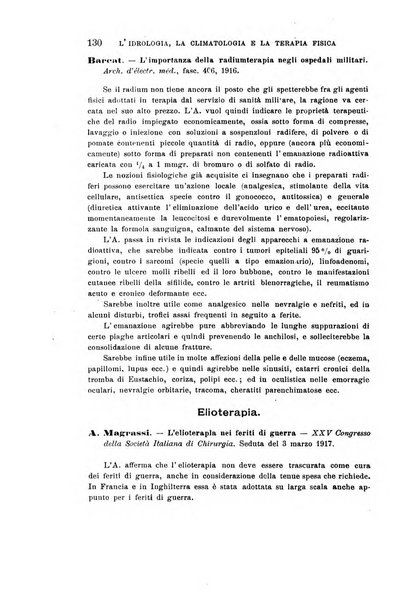 L'idrologia, la climatologia e la terapia fisica periodico mensile dell'Associazione medica italiana d'idrologia, climatologia e terapia fisica