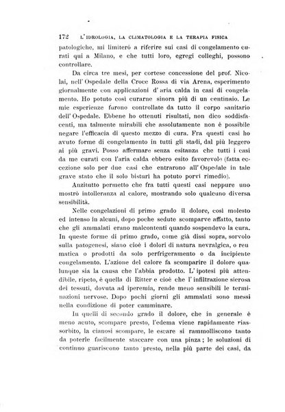 L'idrologia, la climatologia e la terapia fisica periodico mensile dell'Associazione medica italiana d'idrologia, climatologia e terapia fisica