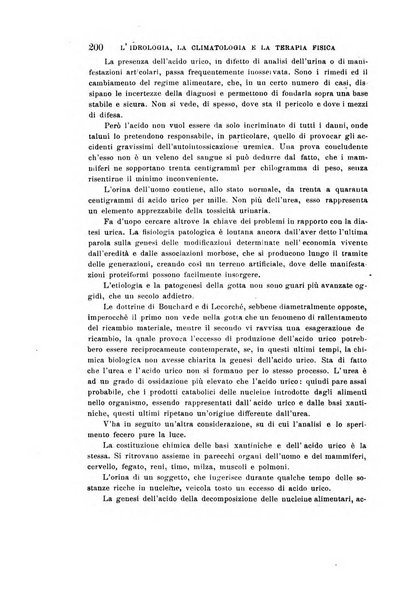 L'idrologia, la climatologia e la terapia fisica periodico mensile dell'Associazione medica italiana d'idrologia, climatologia e terapia fisica