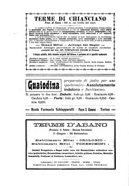 L'idrologia, la climatologia e la terapia fisica periodico mensile dell'Associazione medica italiana d'idrologia, climatologia e terapia fisica