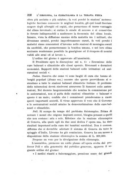 L'idrologia, la climatologia e la terapia fisica periodico mensile dell'Associazione medica italiana d'idrologia, climatologia e terapia fisica