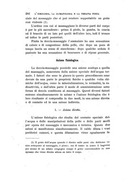 L'idrologia, la climatologia e la terapia fisica periodico mensile dell'Associazione medica italiana d'idrologia, climatologia e terapia fisica