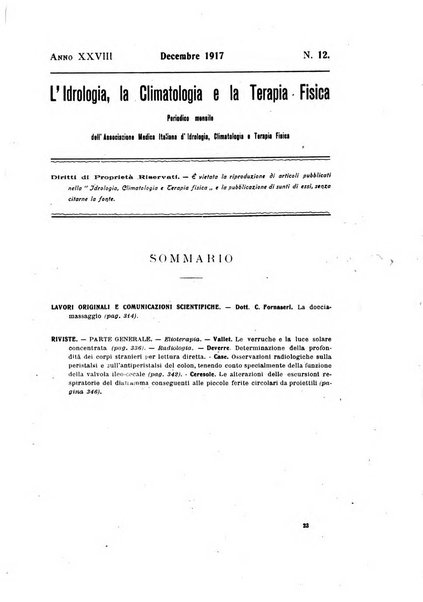 L'idrologia, la climatologia e la terapia fisica periodico mensile dell'Associazione medica italiana d'idrologia, climatologia e terapia fisica