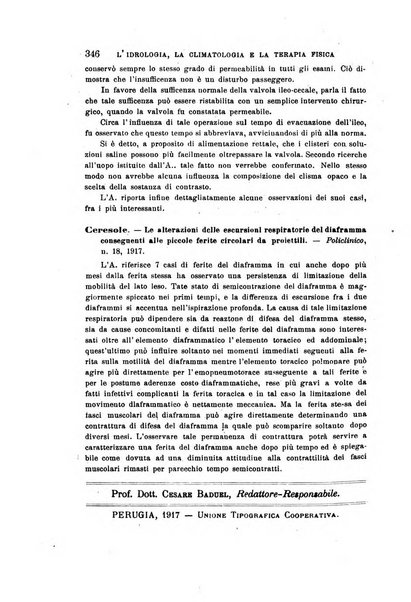 L'idrologia, la climatologia e la terapia fisica periodico mensile dell'Associazione medica italiana d'idrologia, climatologia e terapia fisica