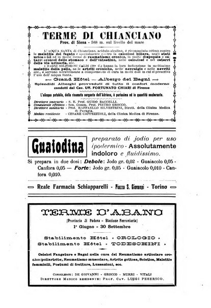 L'idrologia, la climatologia e la terapia fisica periodico mensile dell'Associazione medica italiana d'idrologia, climatologia e terapia fisica