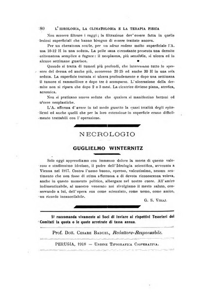 L'idrologia, la climatologia e la terapia fisica periodico mensile dell'Associazione medica italiana d'idrologia, climatologia e terapia fisica