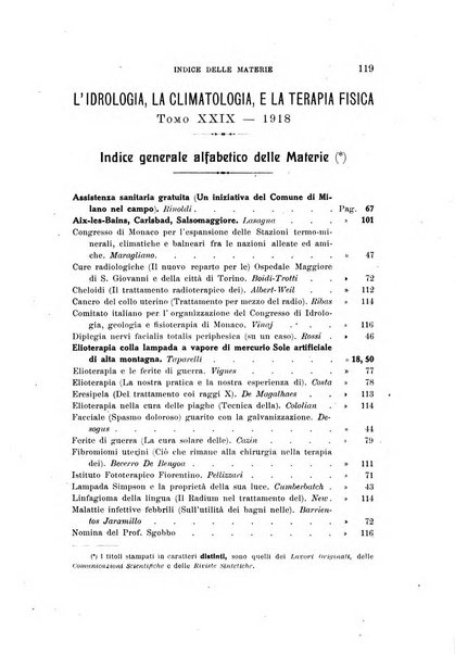 L'idrologia, la climatologia e la terapia fisica periodico mensile dell'Associazione medica italiana d'idrologia, climatologia e terapia fisica