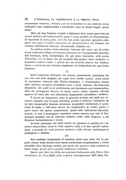 L'idrologia, la climatologia e la terapia fisica periodico mensile dell'Associazione medica italiana d'idrologia, climatologia e terapia fisica