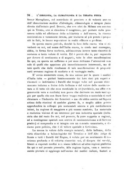 L'idrologia, la climatologia e la terapia fisica periodico mensile dell'Associazione medica italiana d'idrologia, climatologia e terapia fisica