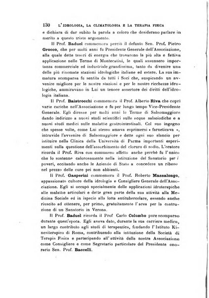 L'idrologia, la climatologia e la terapia fisica periodico mensile dell'Associazione medica italiana d'idrologia, climatologia e terapia fisica